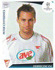 Peter Czvitkovics Debreceni VSC samolepka UEFA Champions League 2009/10 #335